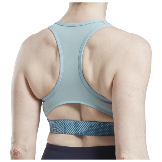 Reebok Γυναικείο μπουστάκι Lux Perform Allover Print Racer Bra Reebok Γυναικείο μπουστάκι Lux Perform Allover Print Racer Bra